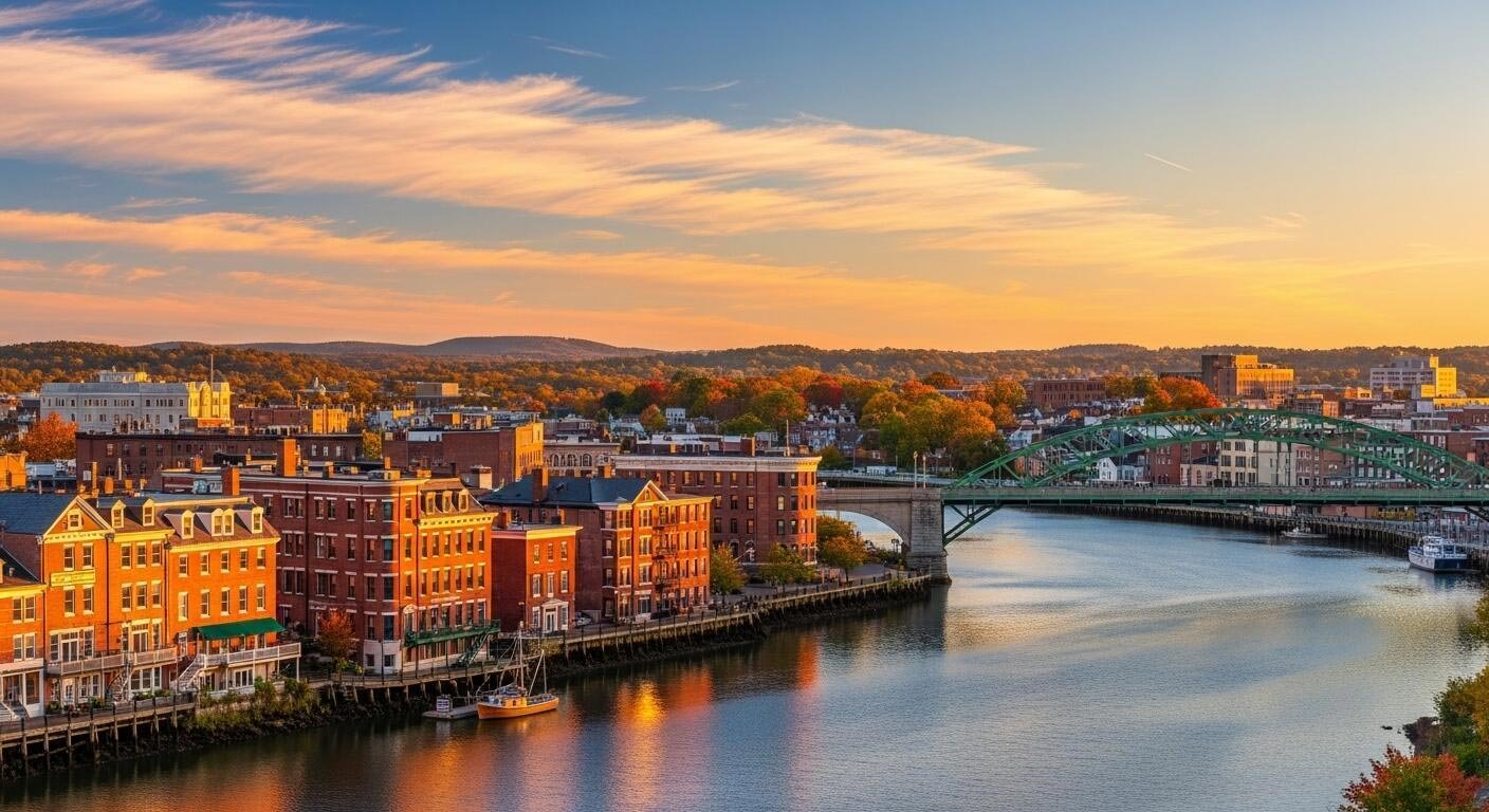 Norwalk Connecticut waterfront representing SPI Marine presence in maritime logistics and chemical shipping
