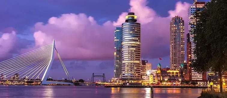 Rotterdam Netherlands waterfront and port representing SPI Marine global chemical shipping and logistics operations