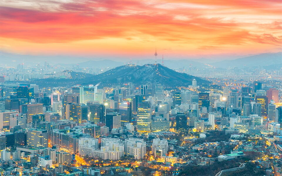 Seoul South Korea skyline representing SPI Marine global chemical shipping and logistics operations